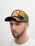 Бейсболка GOORIN BROTHERS арт. 101-1116 (оливковый / рыжий / фиолетовый)